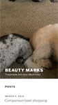 Mobile Screenshot of beautymarksblog.com